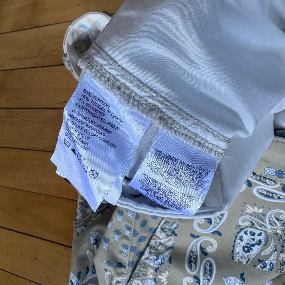 Tommy Bahama Boracay Shorts Mens 38 Paisley Bandana 9